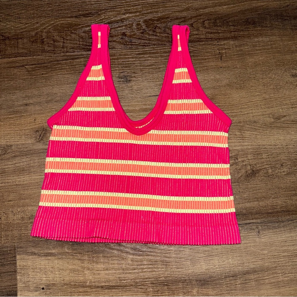 Urban Outfitters Out From Under Seamless Striped Tank Top